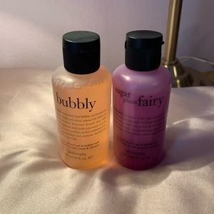 Philosophy bubbly and sugar plum bath set